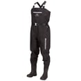 thumbnail image 1 of Bassdash 3D Boot Foot Game Wader Ultra High Strength Black Plaid Nylon PVC Fishing Hunting Chest Waders for Men, 1 of 9