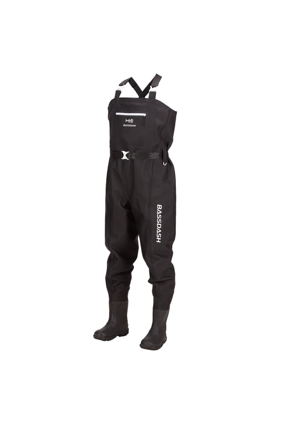 3D Boot Foot Game Wader Ultra High Strength Black Plaid Nylon PVC Fishing Hunting Chest Waders for Men