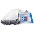 thumbnail image 1 of BASSDASH American Saltwater Fishing Cast Net 3/8 1/4-Inch Mesh 4ft 6ft 8ft Radius, 1-Pound Per Foot, for Bait Fish with Utility Bucket Casting, 1 of 7