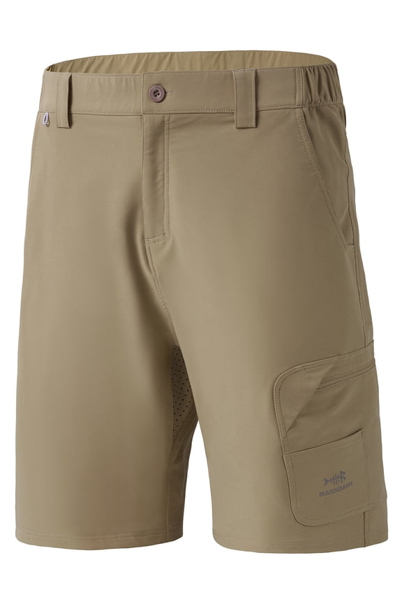 FP01M 10.5” Mens Fishing Cargo Shorts Quick Dry UPF 50+ Water Resistant