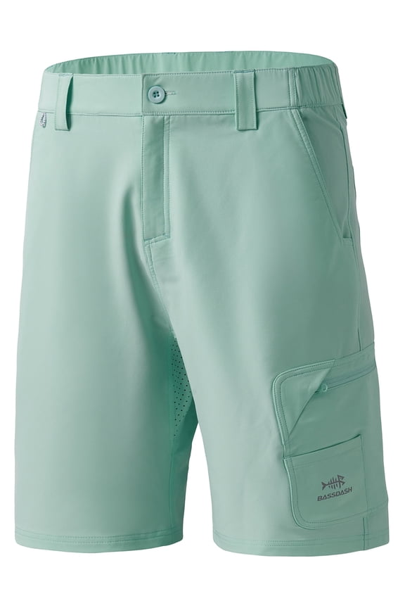 FP01M 10.5” Mens Fishing Cargo Shorts Quick Dry UPF 50+ Water Resistant