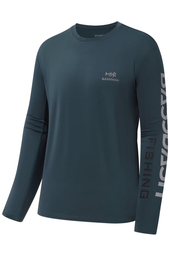 Fishing T Shirts for Men UV Sun Protection UPF 50+ Long Sleeve Tee T-Shirt