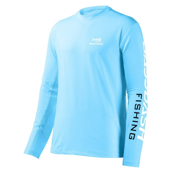 Bassdash Fishing T Shirts for Men UV Sun Protection UPF 50+ Long Sleeve Tee T-Shirt