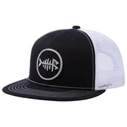 Flat Brim Trucker Cap Adjustable Snapback Hat Mesh Back For Men Women