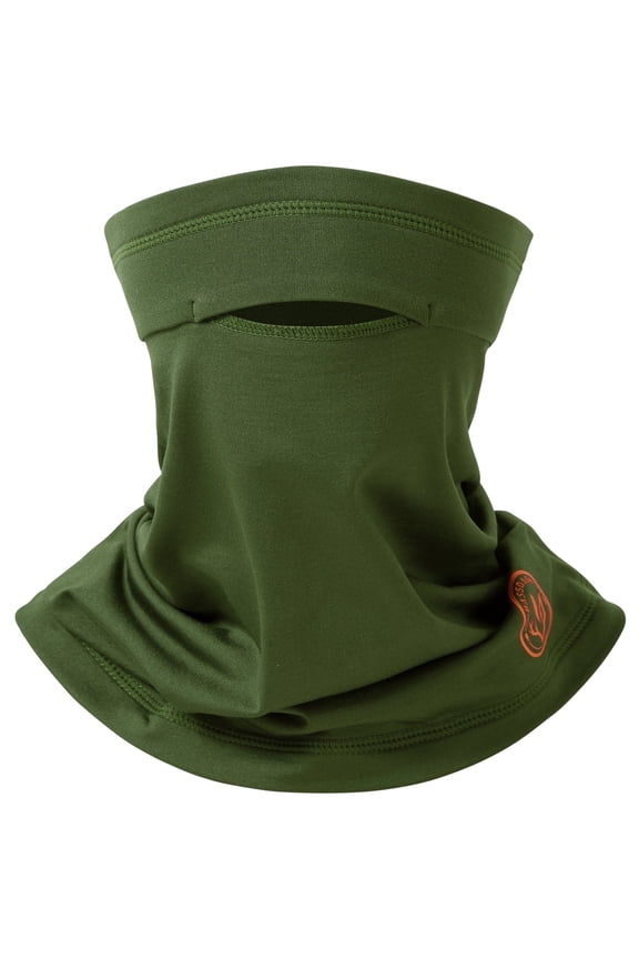 Fleece Neck Gaiter with Nose Hole Winter Face Mask for Men Women Windproof Scarf for Fishing Hunting Skiing