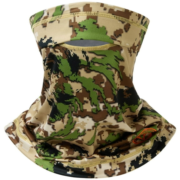 BASSDASH Fleece Neck Gaiter with Nose Hole Winter Face Mask for Men Women Windproof Scarf for Fishing Hunting Skiing