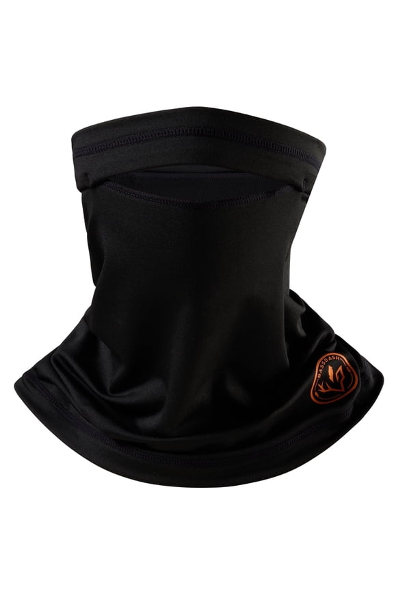 Fleece Neck Gaiter with Nose Hole Winter Face Mask for Men Women Windproof Scarf for Fishing Hunting Skiing