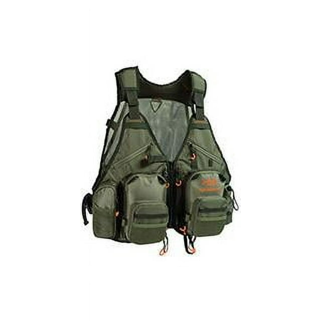 BASSDASH Fly Fishing Vest Multi Pocket Waistcoat Adjustable Size Gifts for Men Women