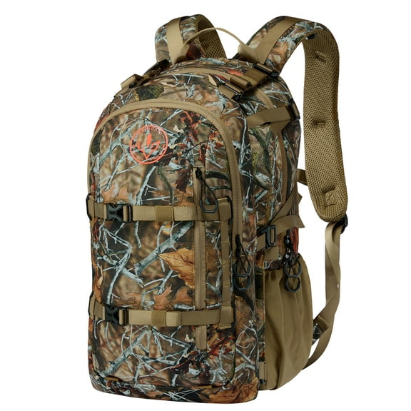 BASSDASH Hunting Backpack with Detachable Sub Bag & Bow Rifle Holder Rain Cover Water Resistant Camo Pack HP02