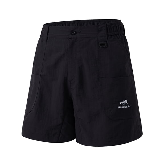 BASSDASH Men's 6" / 8" Fishing Shorts UPF 50+ Water Resistant Quick Dry Hiking Cargo Shorts with Multi Pocket