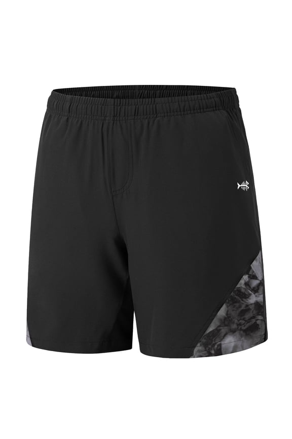 Men’s 7” Fishing Shorts UPF 50+ Lightweight Water Resistant Quick Dry for Hiking with Zipper Pocket FP06M