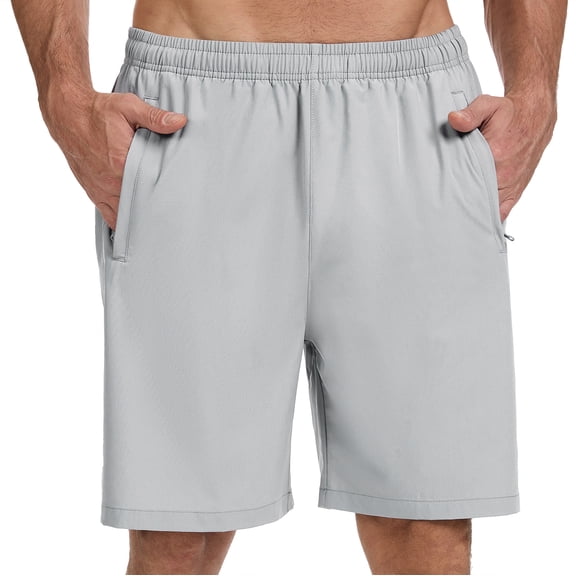 BASSDASH Men's 7" Inseam Hiking Fishing Shorts UPF 50  with 3 Zipper Pockets Lightweight Water Resistant Quick Dry Outdoor FP12M