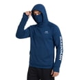 thumbnail image 1 of BASSDASH Men’s Fishing Fleece Hoodie with Neck Gaiter Water Resistant Performance Hunting Sweatshirt FS18M, 1 of 8