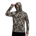 thumbnail image 1 of BASSDASH Men’s Fishing Fleece Hoodie with Neck Gaiter Water Resistant Performance Hunting Sweatshirt FS18M, 1 of 7