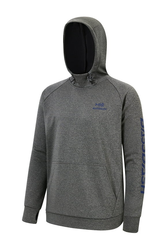 Men’s Fleece Lined Fishing Hoodies Water Resistant Performance Pullover Sweatshirts Stretchy Hunting Workout Sweatshirt FS32M