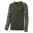 thumbnail image 1 of BASSDASH Men’s Lightweight Camo Hunting Shirt UPF 50+ Sun Protection Long Sleeve Hiking Fishing Performance Tee Mesh Panels, 1 of 8