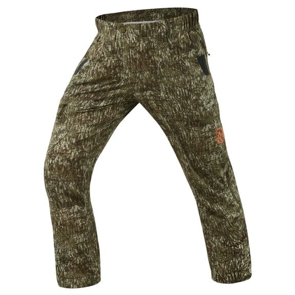 BASSDASH Men’s Lightweight Hunting Pants 39-Way Stretch Breathable Water Resistant for Turkey Early Season Spring Summer