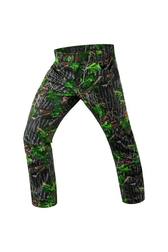 Men’s Lightweight Hunting Pants 50-Way Stretch Breathable Water Resistant for Turkey Early Season Spring Summer