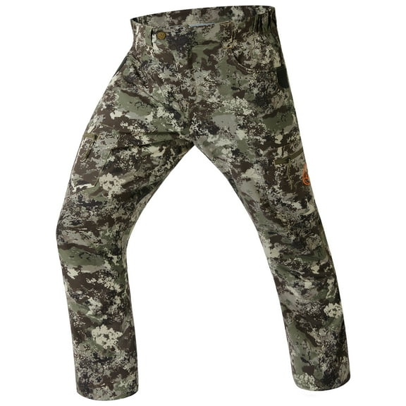 BASSDASH Men’s Lightweight Hunting Pants 51-Way Stretch Breathable Water Resistant for Turkey Early Season Spring Summer