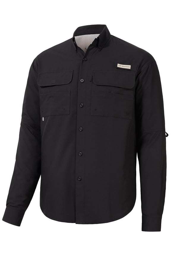 Men's Performance Fishing Shirt Button Down Long Sleeve UPF 50 Quick Dry FS21M