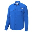 thumbnail image 1 of BASSDASH Men's Performance Fishing Shirt Button Down Long Sleeve UPF 50 Quick Dry FS21M, 1 of 8