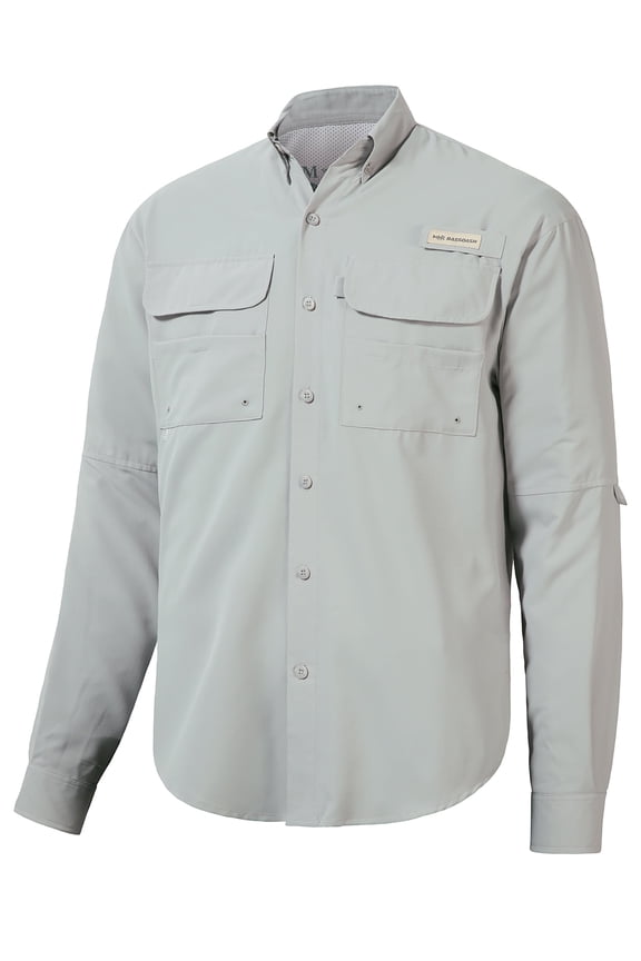 Men's Performance Fishing Shirt Button Down Long Sleeve UPF 50 Quick Dry FS21M