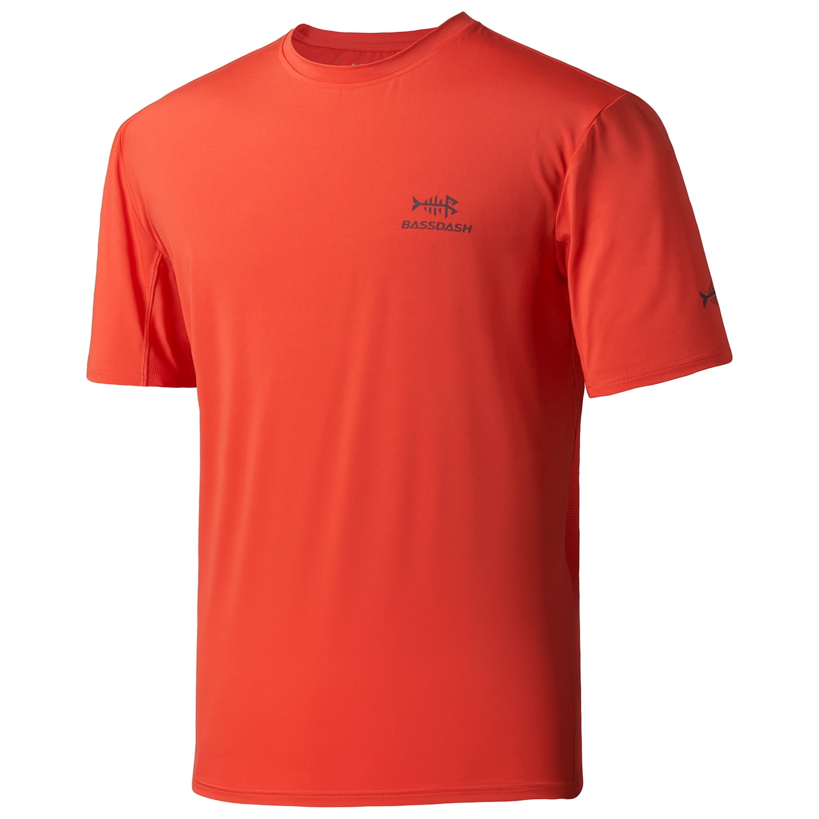 Bassdash UPF 50 visshirt voor heren met lange mouwen, masker, nekbeschermer en capuchon, uv-werend, Hei Grijs, 4XL