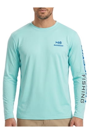 Men’s UPF 50+ Sun Protection Long Sleeve Shirts Quick Dry Performance SPF UV Shirt for Outdoors Fishing Hiking FS31M