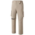 thumbnail image 1 of BASSDASH Men’s Quick Dry Convertible Water Resistant UPF 50+ Pants FP02M, 1 of 7