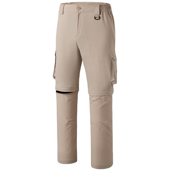 BASSDASH Men’s Quick Dry Convertible Water Resistant UPF 50+ Pants FP02M