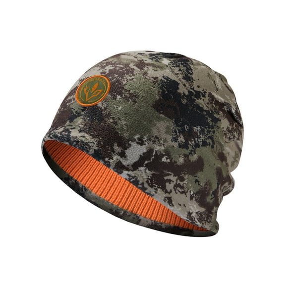 BASSDASH Reversible Windproof Fleece Winter Beanie Hats Thick Warm for Men Women Stretchy Fit Unisex Cuffed Knit Hat