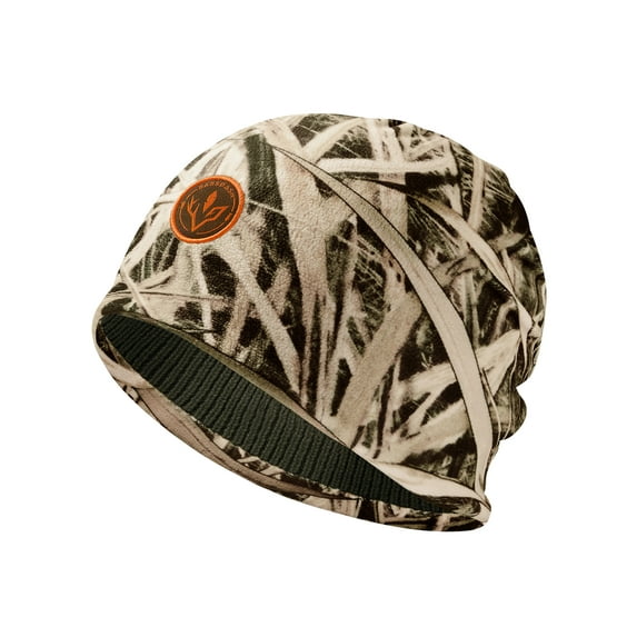 BASSDASH Reversible Windproof Fleece Winter Beanie Hats Thick Warm for Men Women Stretchy Fit Unisex Cuffed Knit Hat