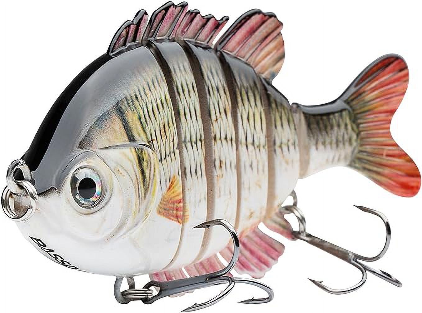 BASSDASH SwimPanfish Multi Jointed Panfish Bluegill Swimbaits Hard