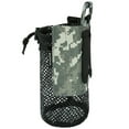 thumbnail image 1 of BASSDASH Water Bottle Pouch with Molle Straps Belt Clip Carabiner Foldable Mesh Holder Bag for Travel Fishing Hunting Hiking Outdoor Activities, 1 of 7