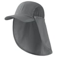 thumbnail image 1 of BASSDASH UPF 50+ Foldable Fishing Hat Baseball Cap with Removable Neck Flap Portable for Men Women Golf Hiking, 1 of 7