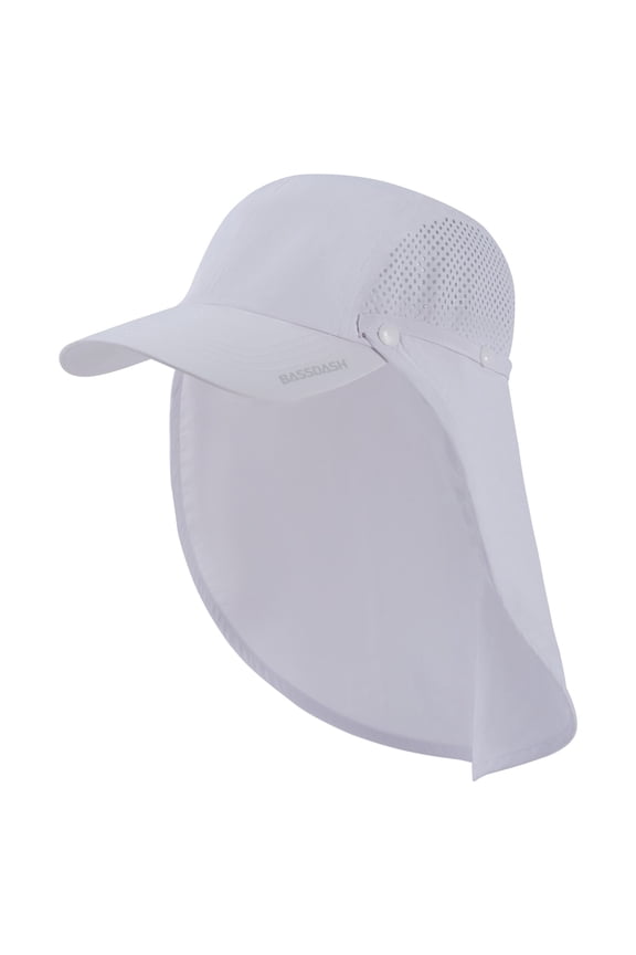 UPF 50+ Foldable Fishing Hat Baseball Cap with Removable Neck Flap Portable for Men Women Golf Hiking
