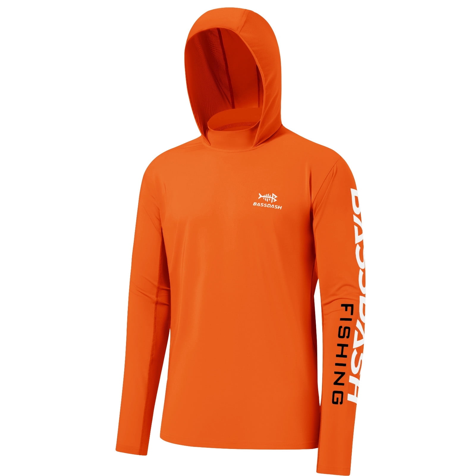 Bassdash Men's UV Sun Protection Hooded Long Sleeve Fishing Hoodie