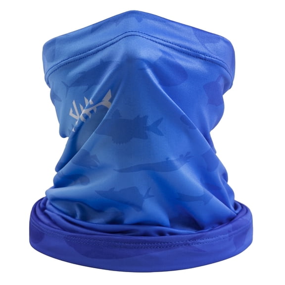 Bassdash Adjustable UPF 50+ UV Sun Protection Face Mask, Gradient Blue, 1 Count