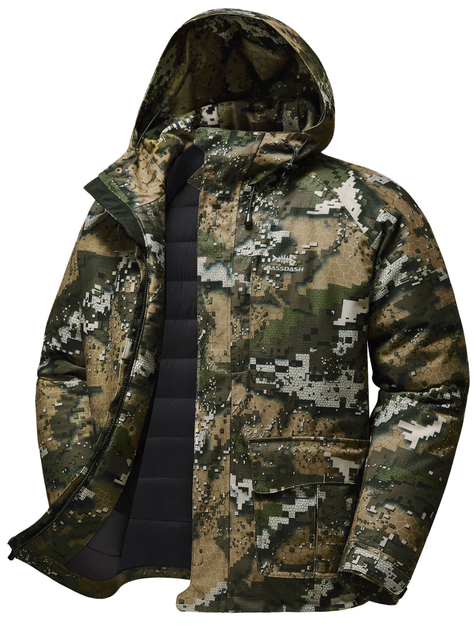 Striker Men's Trekker Jacket Brown/Camo 2X-large