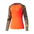 thumbnail image 1 of BASSDASH Women’s Camo Hunting Shirt Long Sleeve UPF 50+ Sun Protection Performance Tee fishing Hiking, 1 of 7
