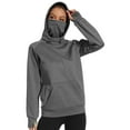 thumbnail image 1 of BASSDASH Women’s Fleece Fishing Hoodie with Neck Gaiter Water Resistant Performance Hiking Sweatshirt Pullover, 1 of 7