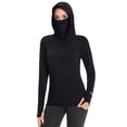 thumbnail image 1 of BASSDASH Women’s UPF 50+ Sun Protection Hoodie with Face Mask Neck Gaiter Breathable Long Sleeve Shirt for Hiking Fishing, 1 of 10