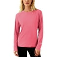 thumbnail image 1 of BASSDASH Women’s UPF 50+ UV Sun Protection T-Shirt Long Sleeve Fishing Hiking Performance Shirts Pink, 1 of 7