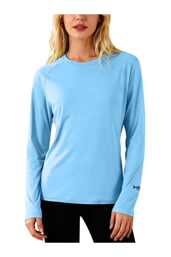 Women’s UPF 50+ UV Sun Protection T-Shirt Long Sleeve Fishing Hiking Performance Shirts