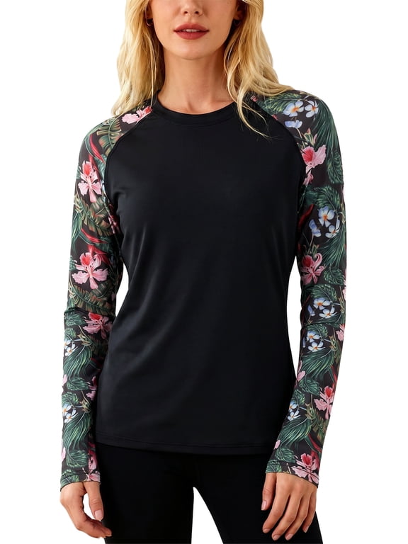 Women’s UPF 50+ UV Sun Protection T-Shirt Long Sleeve Fishing Hiking Performance Shirts