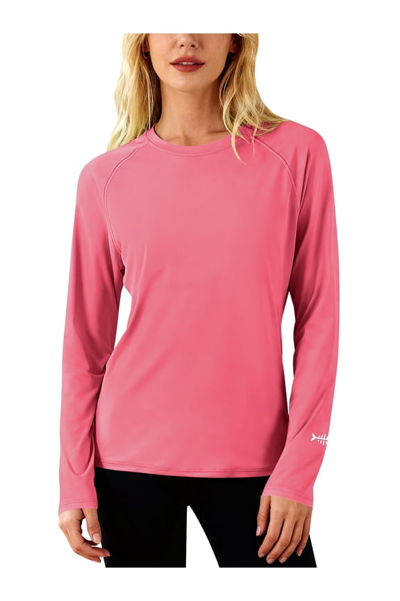 Women’s UPF 50+ UV Sun Protection T-Shirt Long Sleeve Fishing Hiking Performance Shirts