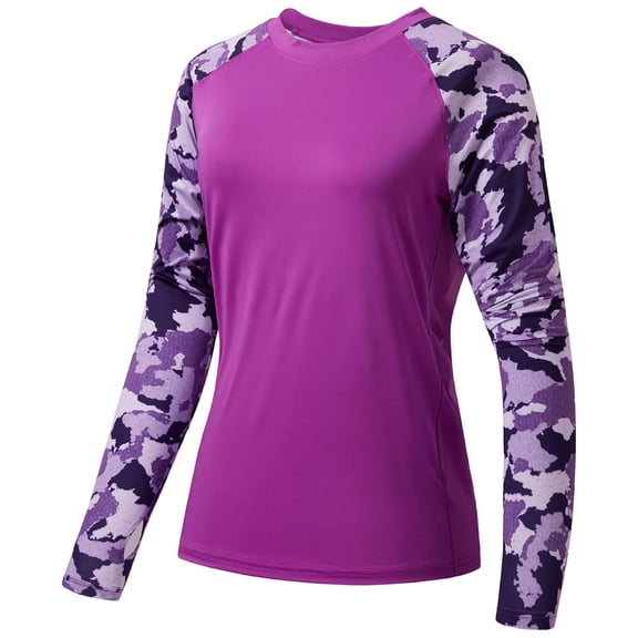 BASSDASH Women’s UPF 50 UV Sun Protection T-Shirt Long Sleeve Fishing Hiking Performance Shirts