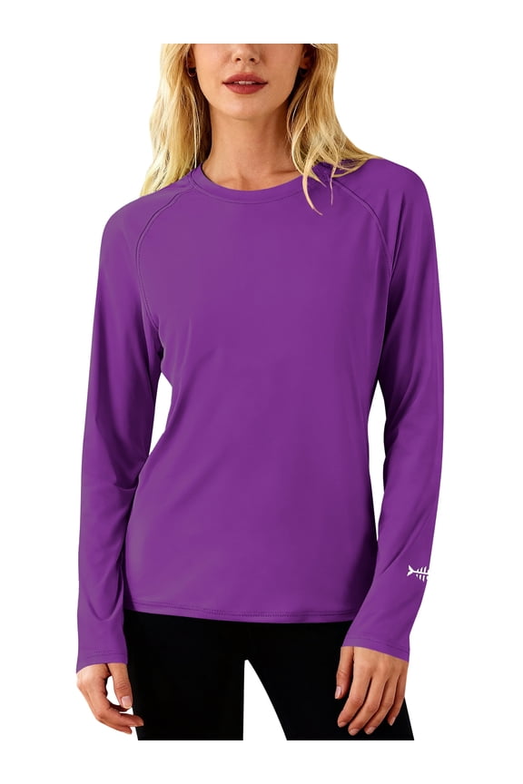 Women’s UPF 50+ UV Sun Protection T-Shirt Long Sleeve Fishing Hiking Performance Shirts