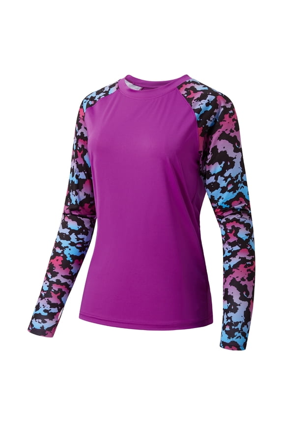 Women’s UPF 50+ UV Sun Protection T-Shirt Long Sleeve Fishing Hiking Performance Shirts