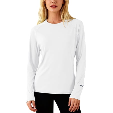 BASSDASH Women’s UPF 50+ UV Sun Protection T-Shirt Long Sleeve Fishing Hiking Performance Shirts